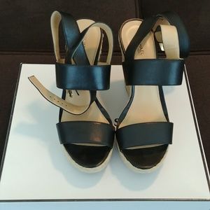 Michael Kors Black Wedges